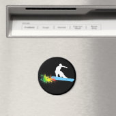 snowboard, regenboog. magneet (Insitu (Vaatwasser))