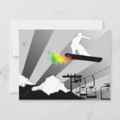 snowboard : regenboogpoederspoor kaart (Voorkant)