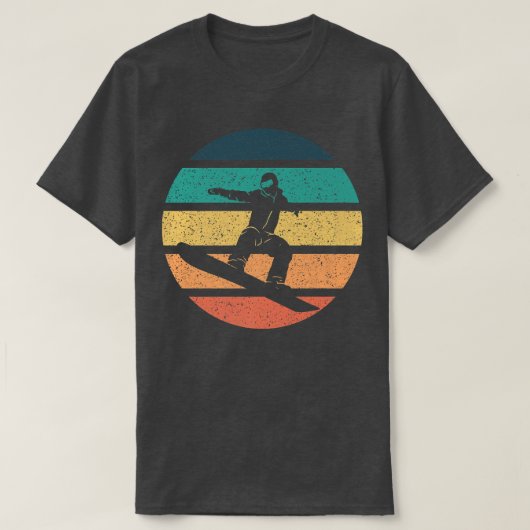 Snowboard Retro  Cool Snowboarding Winter S T-shirt (Design voorkant)