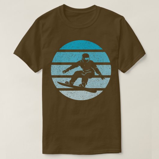 Snowboard Retro  Cool Snowboarding Winter S T-shirt (Design voorkant)