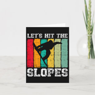 Snowboard  Retro Laten we de Kaart