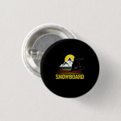 Snowboard Retro Ronde Button 3,2 Cm (Voorkant /achterkant)