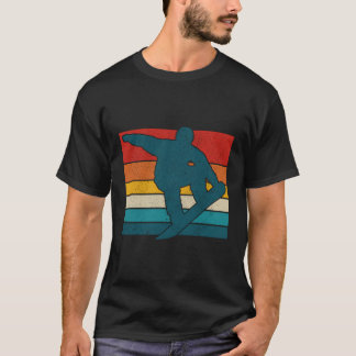 Snowboard  Retro Snowboarder G T-shirt