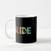  Snowboard Retro Snowboarder R Koffiemok (Links)