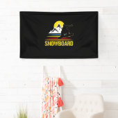 Snowboard Retro  Spandoek (Insitu)