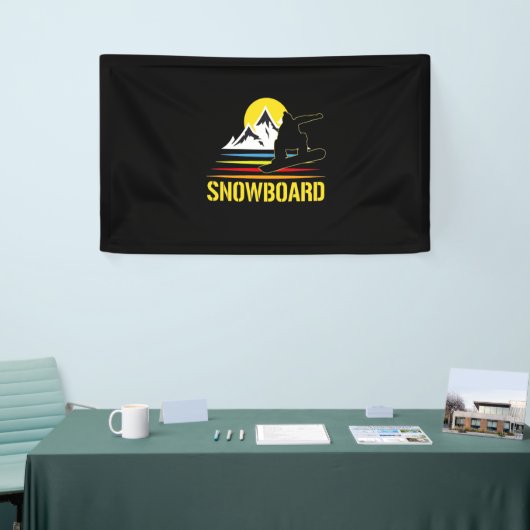 Snowboard Retro  Spandoek (Beurs)