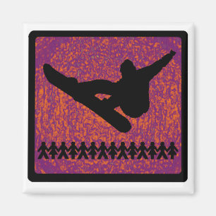 Snowboard Right ALINE Magneet
