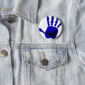 Snowboard Riot Blues Ronde Button 5,7 Cm (In situ)