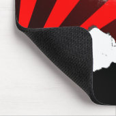 snowboard. Rood. Muismat (Hoek)
