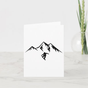 Snowboard Shirt Snow Mountain Wintersnowboarden Kaart