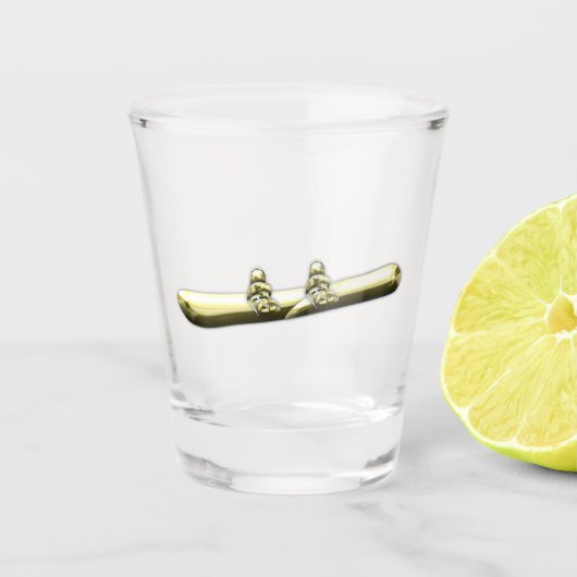 Snowboard Shot Glas (Voorkant)