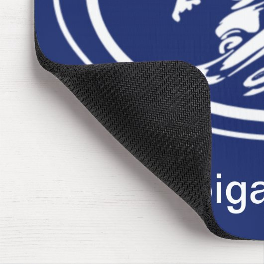 Snowboard "SHRED" Ovaal Silhouette Snowboarder Lab Muismat (Hoek)