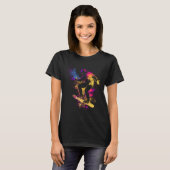 Snowboard Silhouette Gift T-shirt (Voorkant volledig)