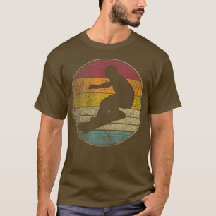 Snowboard Ski Retro 70s 80s 90s Gift Love T-shirt