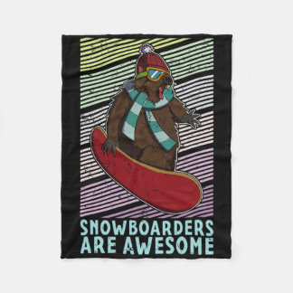 Snowboard skiën Snowboarder Competitieve activitei Fleece Deken