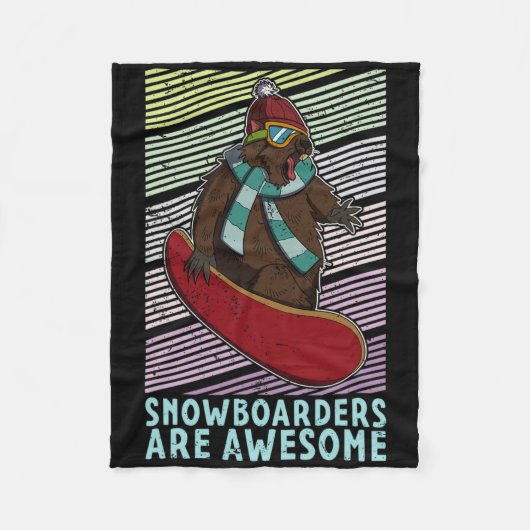 Snowboard skiën Snowboarder Competitieve activitei Fleece Deken (Voorkant)