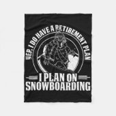 Snowboard skiën Snowboarder Competitieve activitei Fleece Deken (Voorkant)