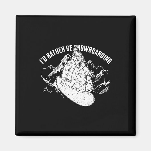 Snowboard skiën Snowboarder Competitieve activitei Magneet (Voorkant)