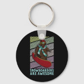 Snowboard skiën Snowboarder Competitieve activitei Sleutelhanger (Voorkant)