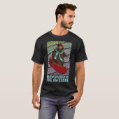 Snowboard skiën Snowboarder Competitieve activitei T-shirt (Voorkant volledig)