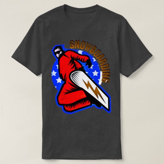 Snowboard skigebied2 t-shirt (Design voorkant)