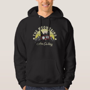 Snowboard skikat De Meowtains roepen Hoodie