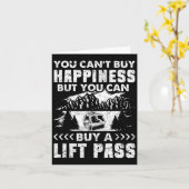 Snowboard skilift die je niet kunt kaart (Gele Bloem)