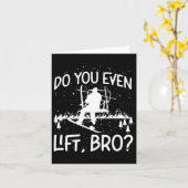 Snowboard skilift doe je zelfs lift1 kaart (Gele Bloem)