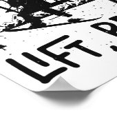 Snowboard skilift doe je zelfs op? poster (Hoek)