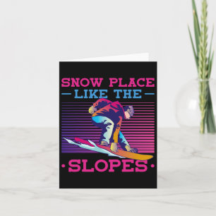 Snowboard Snow Place Like The Slopes 90s 80s Snowb Kaart