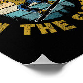 Snowboard Snowboard  Goggles Retro Life Poster (Hoek)