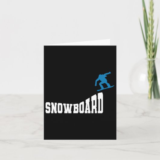 Snowboard Snowboard  Retro Snowboard 2 Kaart (Voorkant)