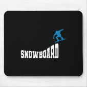 Snowboard Snowboard Retro Snowboard 2 Muismat (Voorkant)