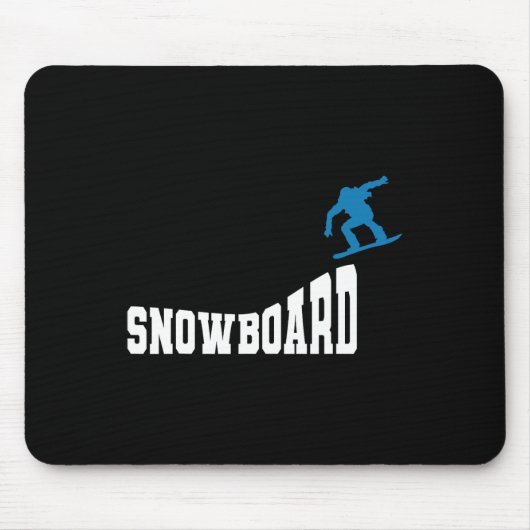 Snowboard Snowboard  Retro Snowboard 2 Muismat (Voorkant)