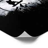 Snowboard Snowboard Snow Cloud Big Air Snowboarder Poster (Hoek)