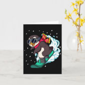 Snowboard snowboarden 2 kaart (Gele Bloem)