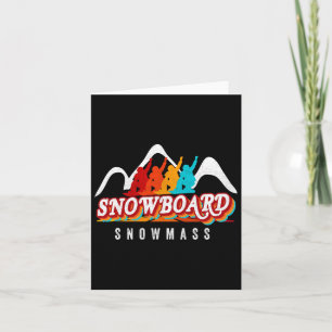 Snowboard snowboarden Co Fun Ski Colorado Mountain Kaart