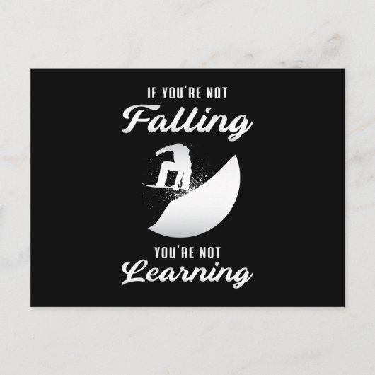 Snowboard Snowboarden Snowboarder Grappig cadeau Briefkaart (Voorkant)