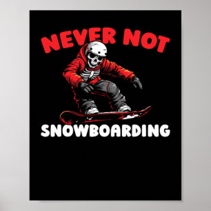 Snowboard snowboarden - Wintersport Snowboarder Poster