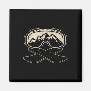 Snowboard Snowboarder Snowboarden Freestyle Mount Magneet