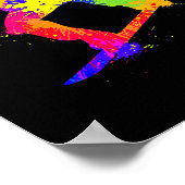 Snowboard Snowboarder Snowboarden Jongens Kinder M Poster (Hoek)