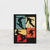 Snowboard Snowboarder Snowboarden Kinder Jongens M Kaart (Voorkant)