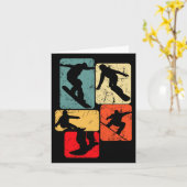 Snowboard Snowboarder Snowboarden Kinder Jongens M Kaart (Gele Bloem)