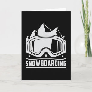 Snowboard Snowboarder Snowboarden Sneeuw Grappig c Kaart