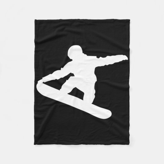 Snowboard Snowboarder Snowboarden Snow Fun Sport Fleece Deken (Voorkant)