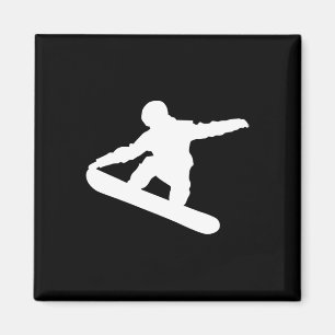 Snowboard Snowboarder Snowboarden Snow Fun Sport Magneet