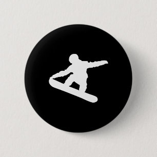 Snowboard Snowboarder Snowboarden Snow Fun Sport Ronde Button 5,7 Cm