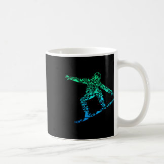 Snowboard Snowboarder Snowboarding Mannen Boys Kin Koffiemok