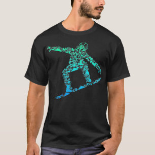 Snowboard Snowboarder Snowboarding Mannen Boys Kin T-shirt