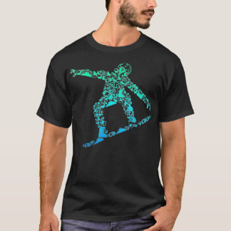 Snowboard Snowboarder Snowboarding Mannen Boys Kin T-shirt